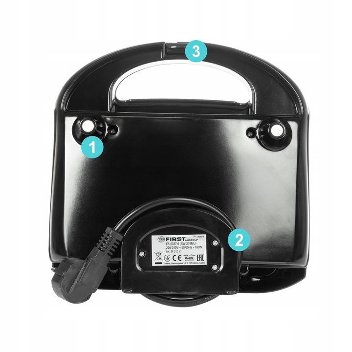 Opiekacz Toster Grill Sandwich First Austria 700W