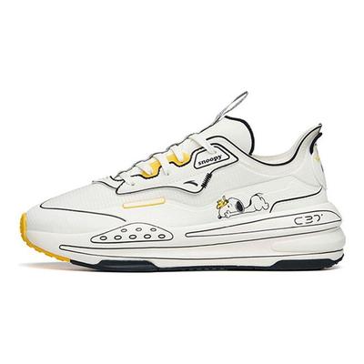 Snoopy X  C37 Series Synthetic Leather Sports Shock Absorbing Non-Slip Wear-Resistant Low-Top Lifestyle Casual Shoes Women Sneaker 922128081-11