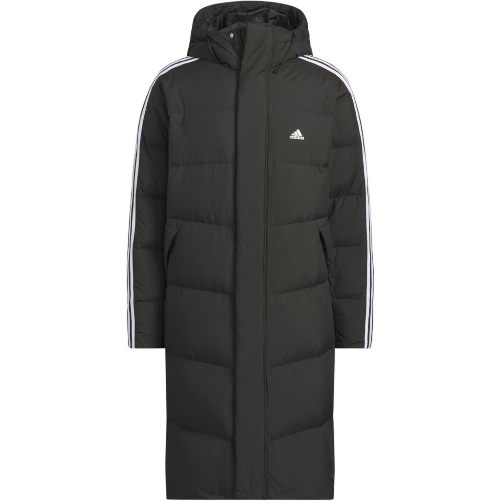 adidas Clothing Down Jackets Men's Black Hooded Moderate JG5958-
