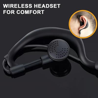 Professional Headset Mic 2 Pin Ear Hook Nightclub Bar Bodyguard Private Intercom Accessories for BAOFENG UV5R