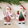 Santa Ornaments Soft Santa Claus Ornaments For Holiday Trees Home Decor Christmas Decorations For Indoor Outdoor Garden Bedroom