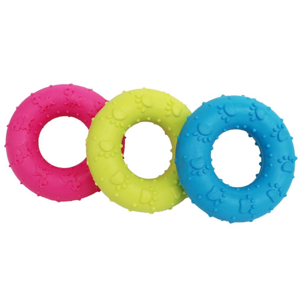 Pet Toy Donut Footprints Dog Training Toy Dog Toy Training