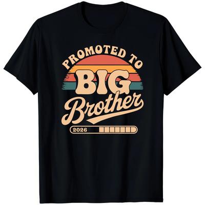 Promu Grand Frère 2026 Nouveau Bébé T-shirt