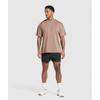 Gymshark Oversized Performance T shirT Mocha Mauve A6a4w Nccx