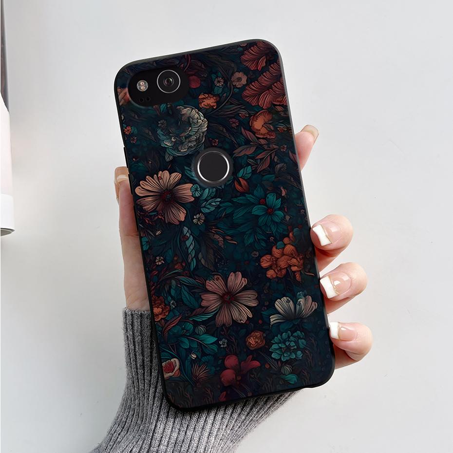 Matte Case For Google Pixel2 Pixel 2 XL Shockproof Cartoon Phone Cover for Google Pixel 2 XL 2XL Soft Silicone TPU Cases Bumper