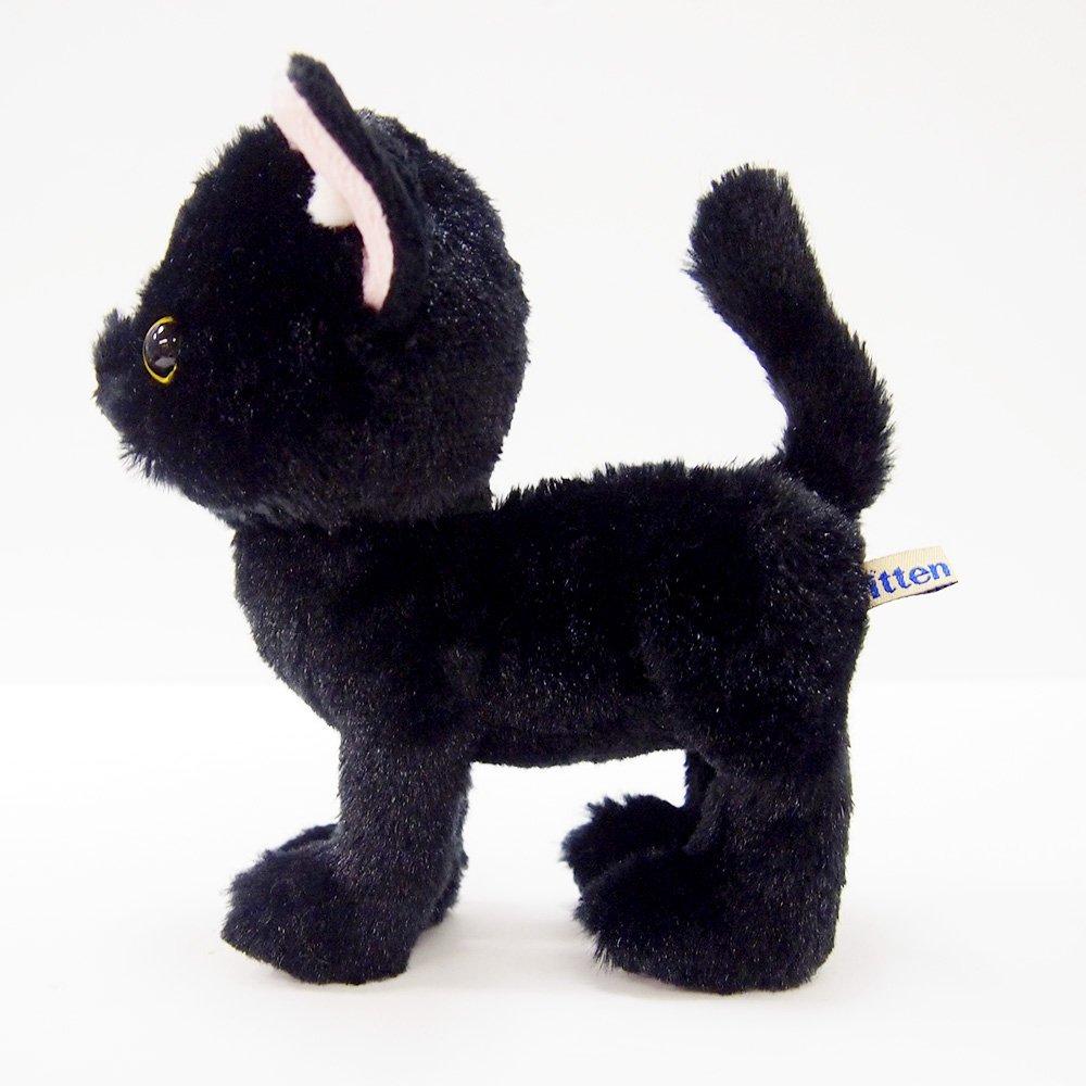 Sun Lemon Kitten Black Cat Plush Toy, 15 x 16.3 x 7.2 cm, Animal, Cat, P-7551