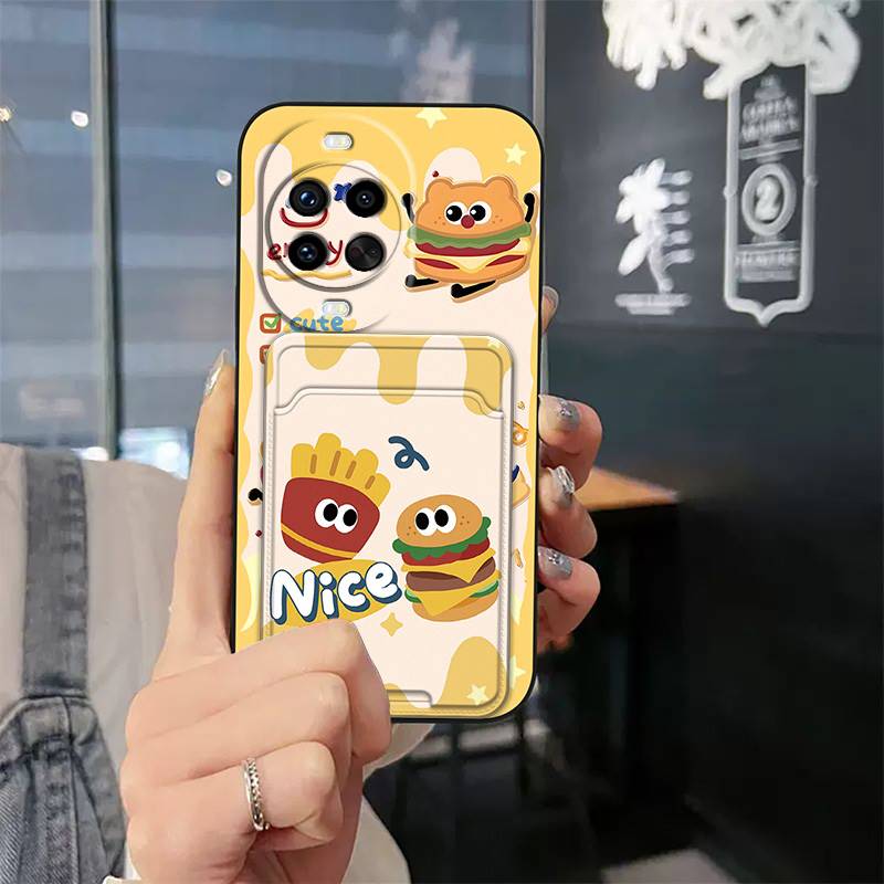 protective Shockproof Phone Case For Huawei Nova14 Pro Durable Cute Card slot Fashion Design Dirt-resistant Soft case