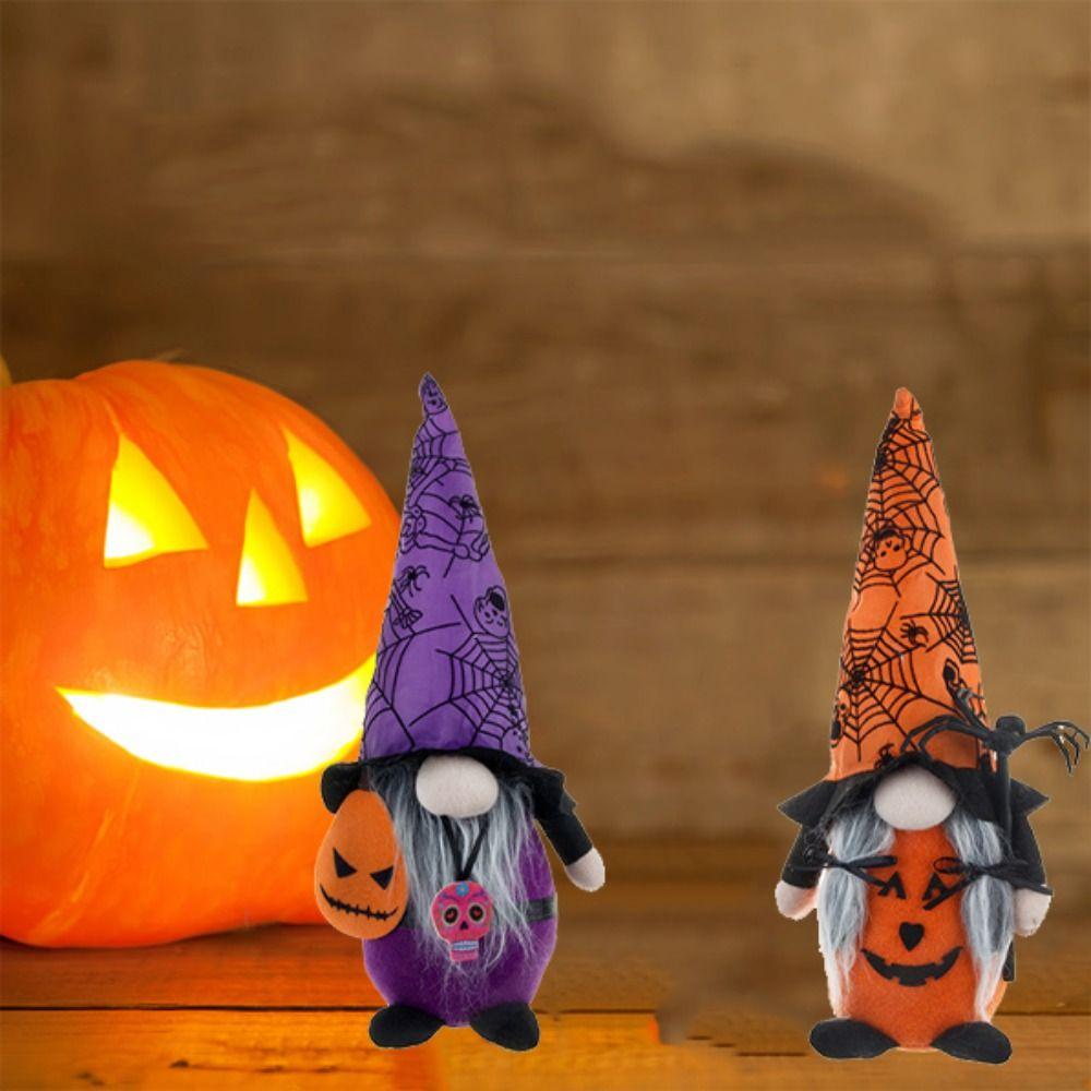 Portable Faceless Doll Cute Dwarf Plush Doll Funny Halloween Gnomes Doll  Festival