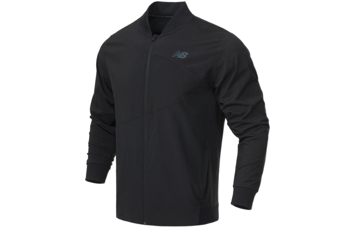 

New Balance Jackets Men s Black Baseball Collar Moderate Other AMJ21010-BK M