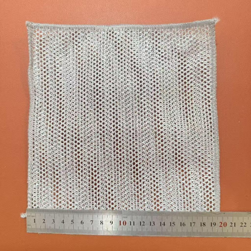 Durable Silver Wire Dishcloth - Non-Scratch Kitchen Pot Brush and Dishwashing Cloth