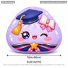 Kawaii Galaxy Dumpling Pillow Starry Bao Cushion Cute Space Throw Pillow Shaped Stuffed Floor Cushion For Home Decor Gift