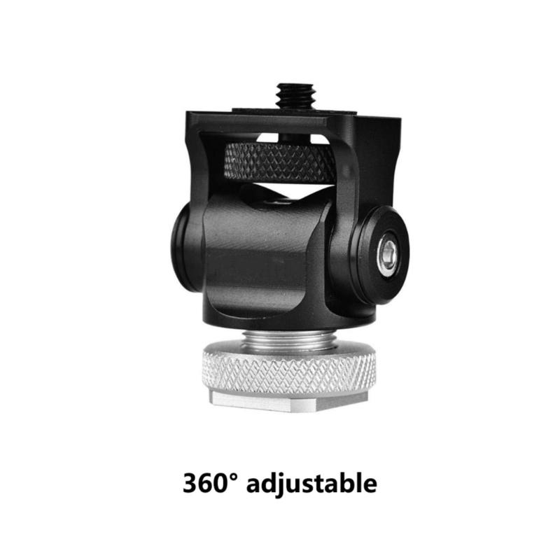 Mini Hot Shoe Stand Snails Tripods Mount for DSLR Cameras Featuring Adjustable Damping for Enhanceds Stability