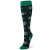Huayasx Sports Compression Socks Pressure Rhombic Stripes Ball Love Hearts Stars Leopard Arrow Elastic Stockings Outdoor Sports