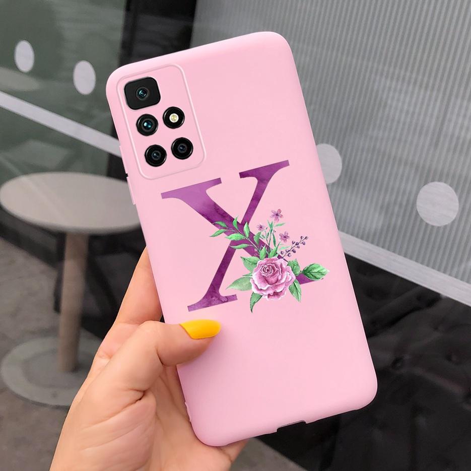 For Xiaomi Redmi 10 Case Simple Fashion Letters Cover 6.5'' Silicon Soft TPU Case For Xiaomi Redmi 10 Redmi10 Coque Funda Bumper