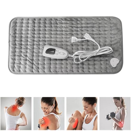 Electric Heating Pad with 6 Temperature Settings 4 Timer Modes Fast Heating Overheating Protection Auto Shut Off Heat Therapy Pad