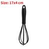 Kitchen Silicone Whisk Non-Slip Egg Beater Milk Frother Kitchen Utensil 17x4cm Kitchen Silicone Egg Beater Tool Easy To Clean