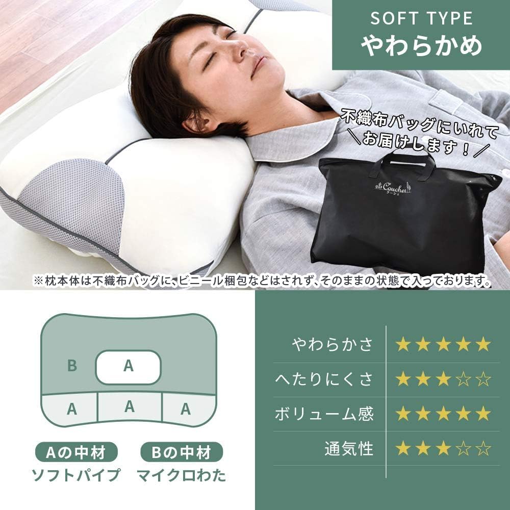 Nishikawa Vysoce odolné nastavení výšky x 4 Nastavitelný polštář Nishikawa x Careful Ansinkan Pratelný měkký šedý Vhodný pro spaní na boku Výška