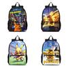 2026 New Pokemon Pikachu Kids Backpack, Creative Primary School Student Bookbag, Lightweight Anti-Lordosis Backpack for Children