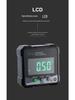 High-Precision Digital Inclinometer with Magnetic Angle Meter and Spirit Level
