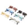 Cat'S Eye Frameless Wind Sunglasses Personalized Star Sunglasses Of The Same Style