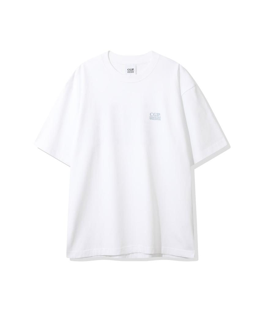 CGP Square Color Logo Short Sleeve T-Shirt - White