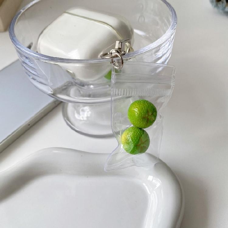 Adorable Citrus Fruit Key Ring Orange Keychain Alloy Materials Lovely Jewelry Perfect For Keys Or Phone Accessories