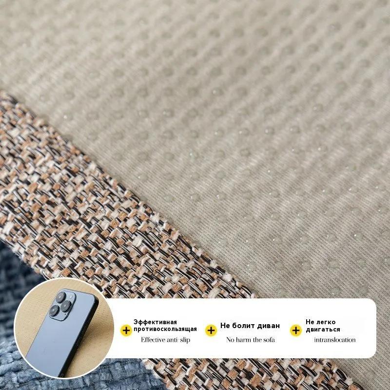 Four Seasons Universal Sofa Cover Chenille Wrap Side Couch Cover Anti-Pet Scratching Couch Protector Mat for Living Room Carpets