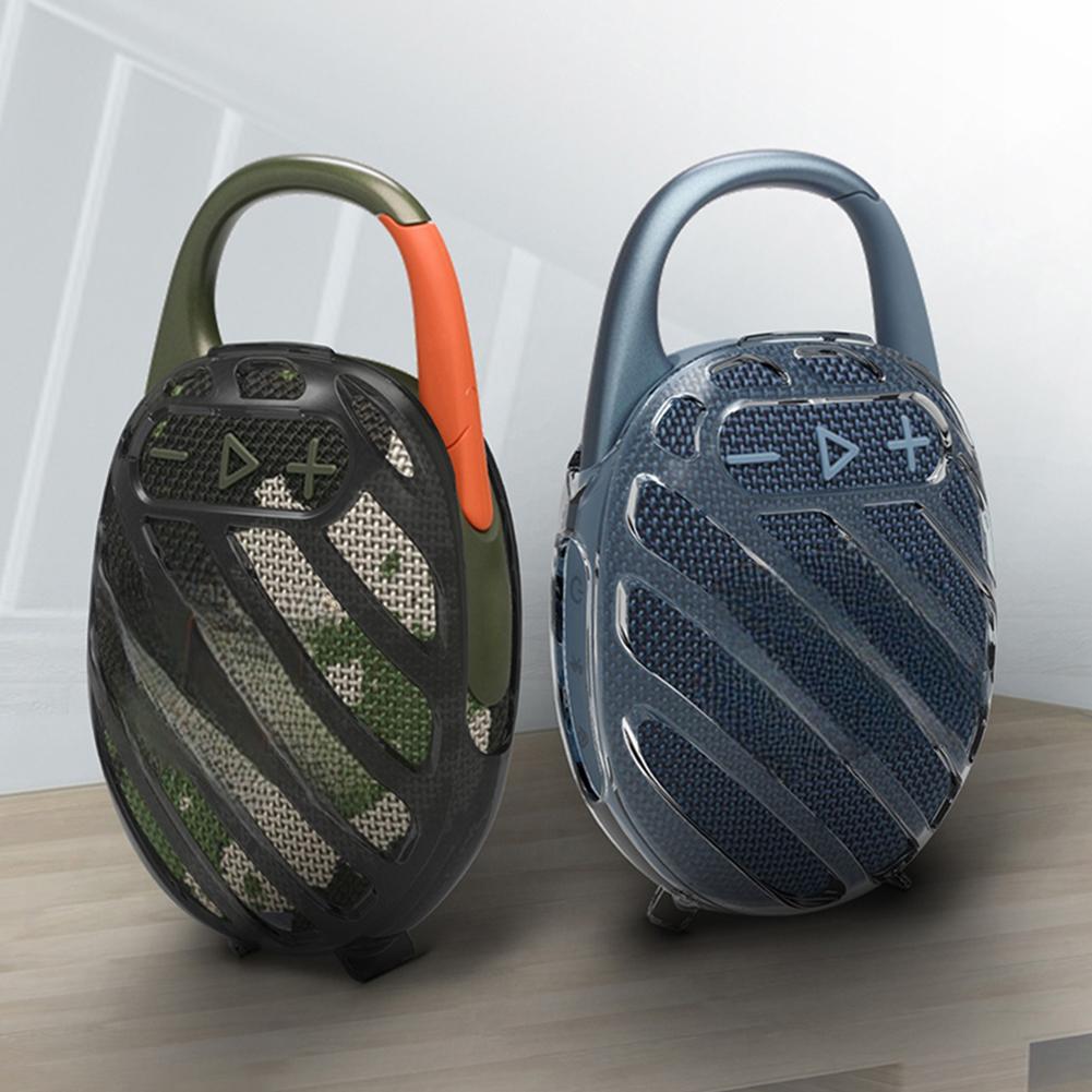 TPU Schutzhülle Hülle Kratzfest Weiche Abdeckung Skin Ausgeschnittene Schutzhülle für JBL CLIP 5 Bluetooth-kompatiblen Lautsprecher