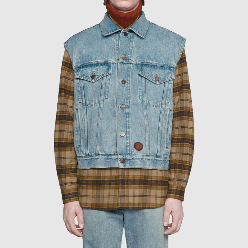 Gucci Distressed Denim Vest 623944-XDA85-4452