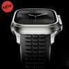 Rubber Band for Apple Watch 46mm 45mm 44mm 42mm Sports Strap for Iwatch Ultra 3 49mm Series11 10 9 8 7 Se 6 5 Se Luxury Bracelet