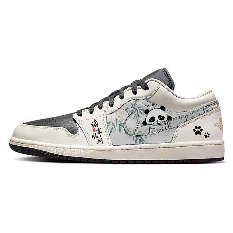 Jordan Air Jordan 1 Low top Vintage Basketball Shoes Men s White IH0649-021(Team56-) 44