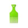 Colorful Anti-Static Plastic Hair Comb Set for Salon & Men's Styling, Including Fork Comb and Hairpin.
