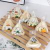 50/100Pcs Lovely Cartoon Triangle Rice Ball Packing Bag Seaweed Onigiri Sushi Making Mold Tools Bento Accessories