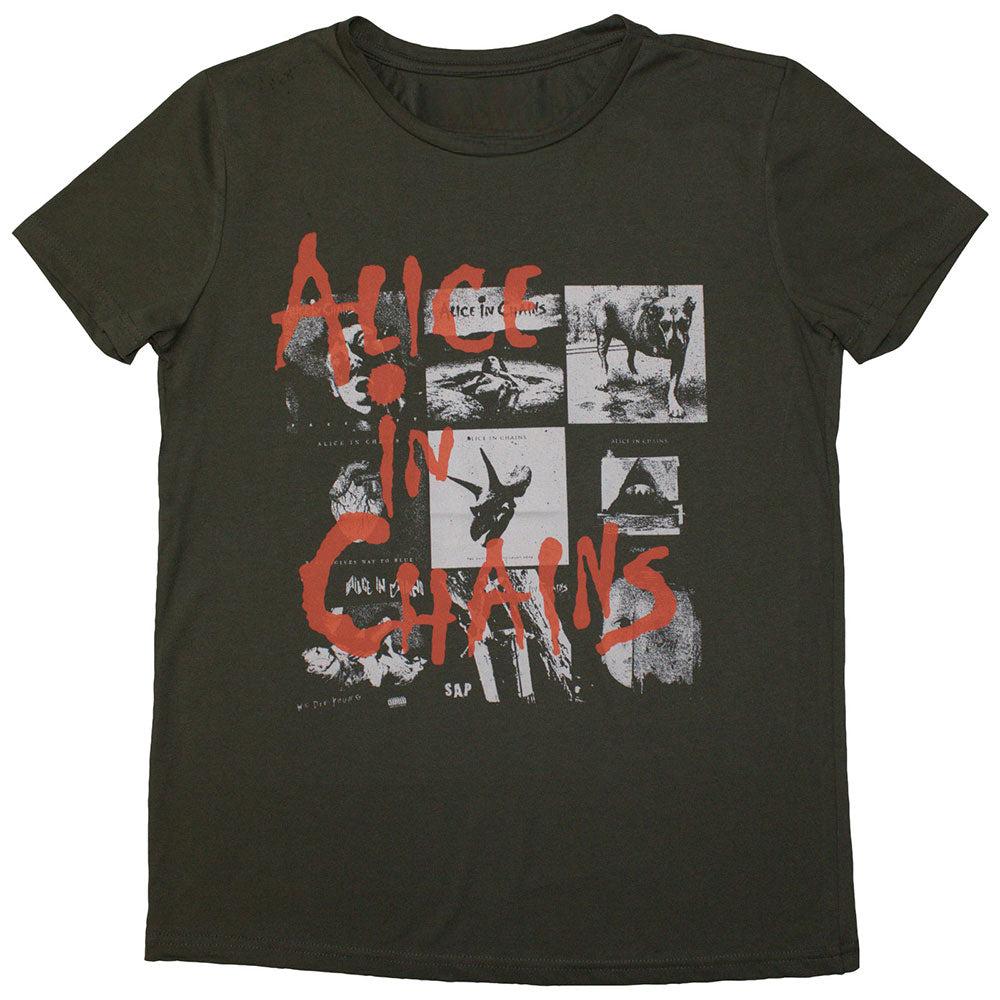 Alice in Chains Facelift Band TShirt Cotton Graphic Tee Unisex Unisex Summer Streetwear