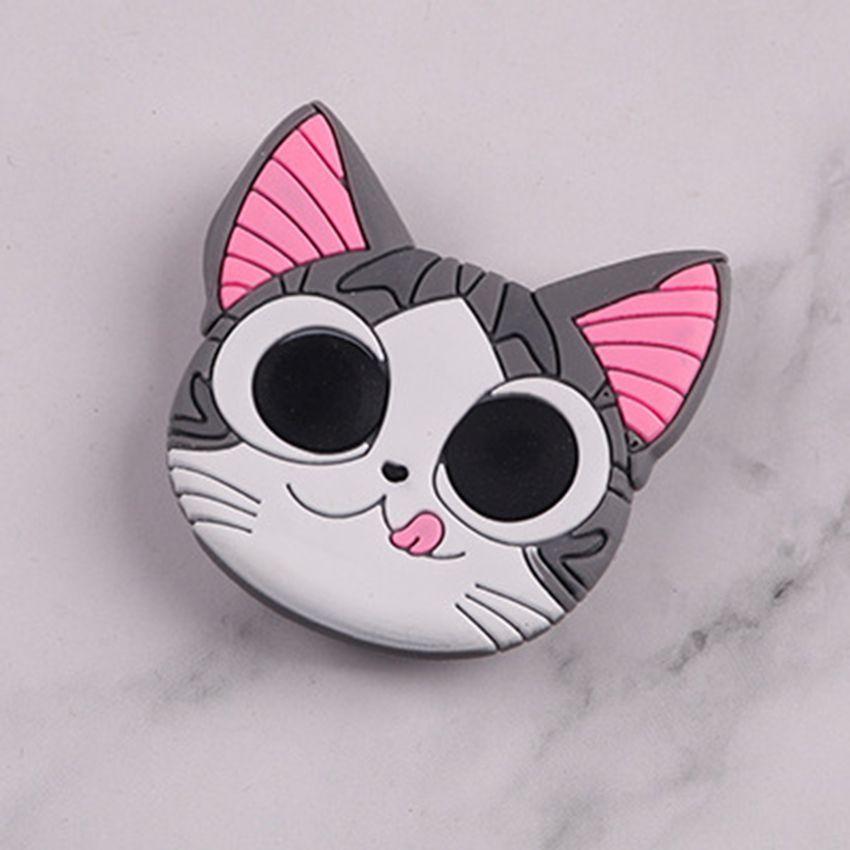 3d Fashion New Silicone Cartoon Cute Telescopic Phone Air Bag Bracket For Iphone