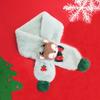 Thicken Faux Fur Plush Christmas ScarfCross Collar Scarf Wrap Winter Neck Warmers For Women Winter Warm Scarf