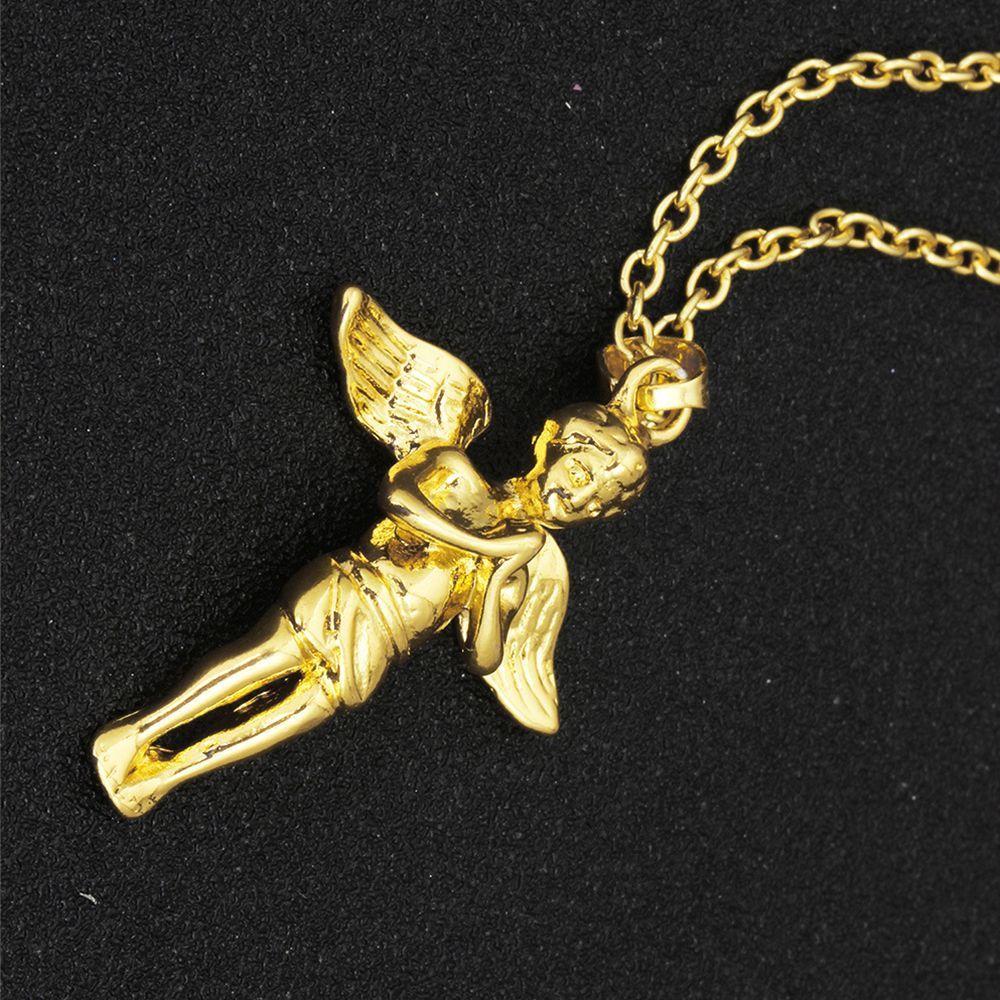 Greative Wing Little Angel Wing Jewelry Hip Hop Pendant Angel Necklace Hiphop Pendant Necklace