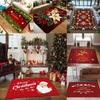 Snowflake Christmas Tree Carpet Living Room Decor Sofa Rug Bedroom Bedside Rug Kitchen Dining Table Mat FloorMat Christmas Decor