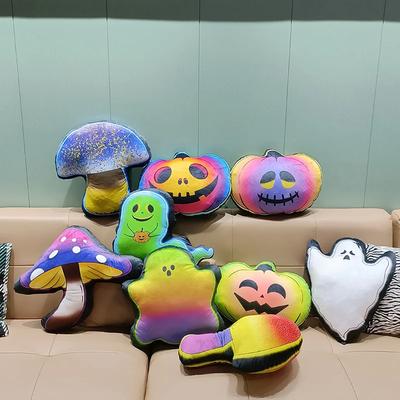 Halloween קריקטורה דלעת שד פטרייה צעצוע קטיפה פרודיה שיפור הבית בובת סמרטוט חמוד קישוטי מתנה לחג כרית כרית