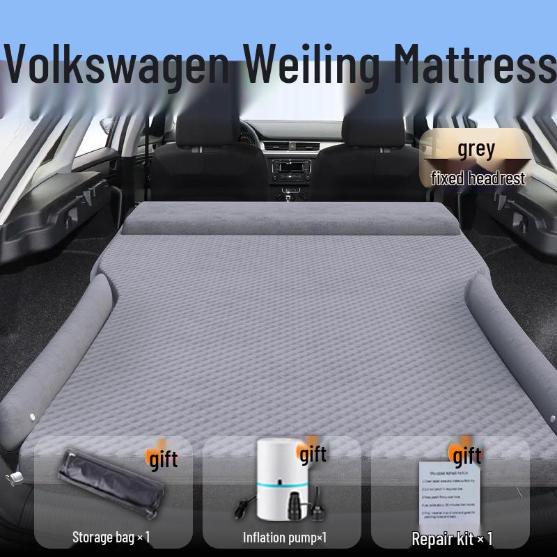 Matrace na spaní do auta Volkswagen: Nafukovací podložka na zadní sedadlo a do kufru pro pohodlný spánek