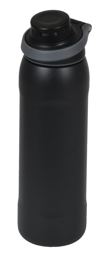 Pearl Metal Direct Bottle 750ml Vacuum Insulated Water Direct Keeps Drinks Cold with Quick Charger Bottle, Drinking, Only, Handle, Black, HC-1273