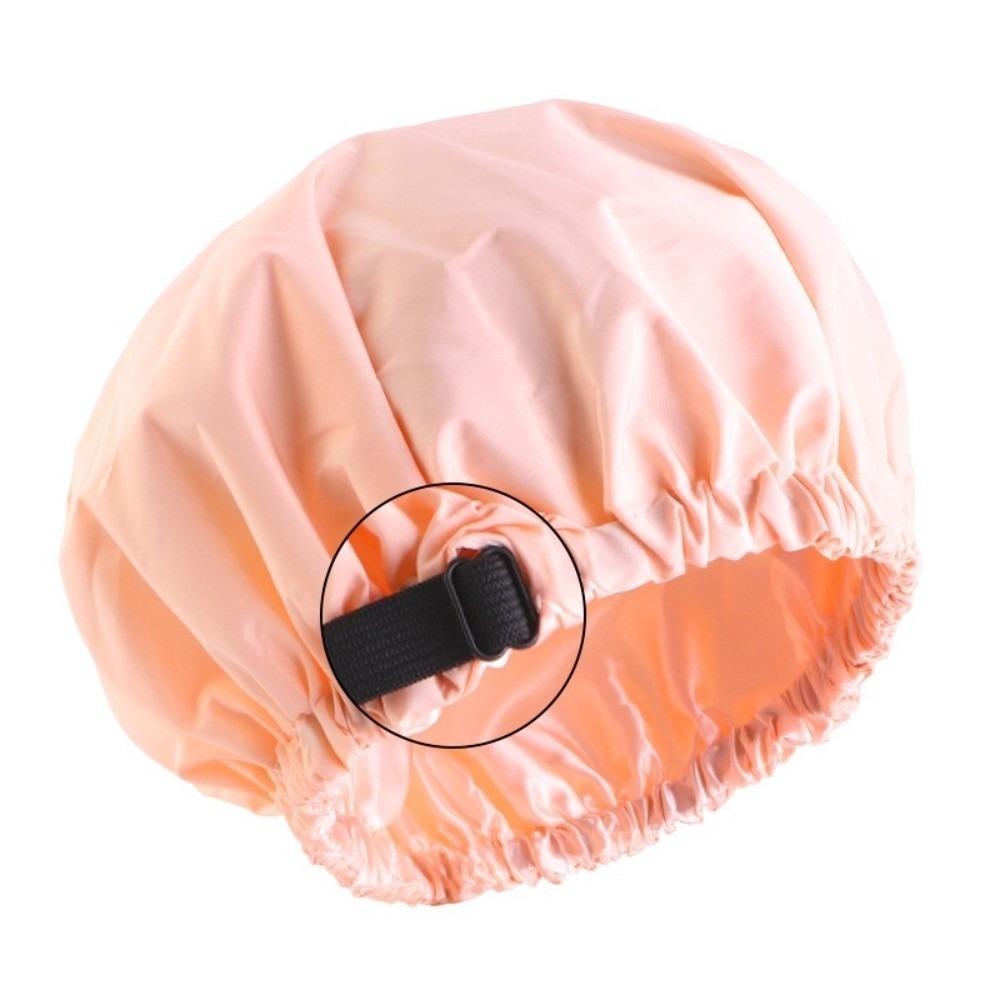 Double Layer Hair Wrap Cover Adjustable Sleeping Cap Comfortable Shower Caps Household Use