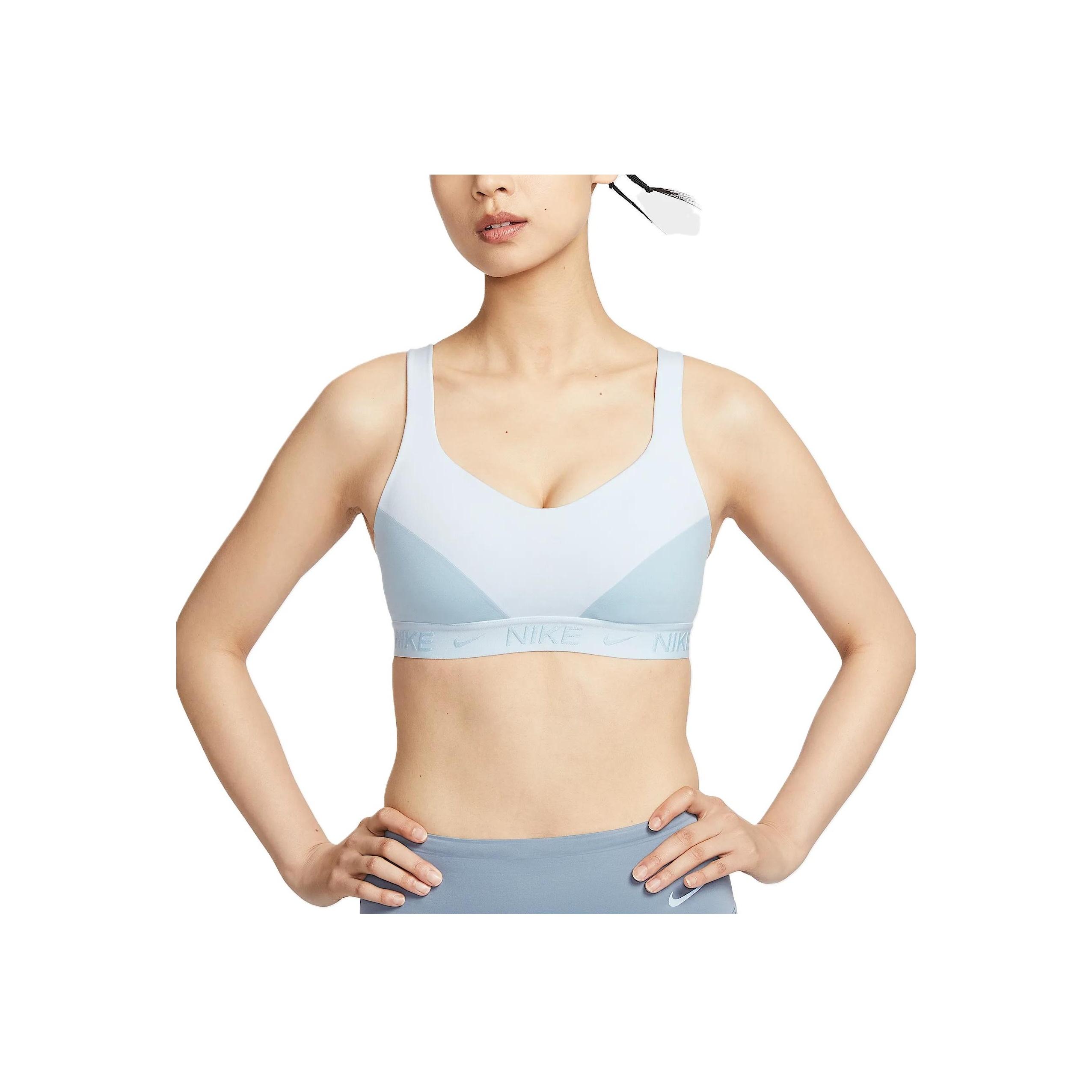 

Nike Indy Comfortable Stylish Fitting Versatile Sports Bra Women underwear Light-Blue FD1069-423 S