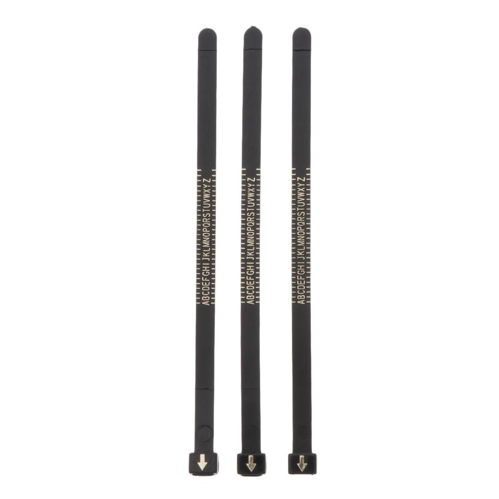 

Кольцо на палец, измерительный прибор, инструмент для измерения размера ювелирных изделий, запястья, CN 1 33 UK A-Z чёрный