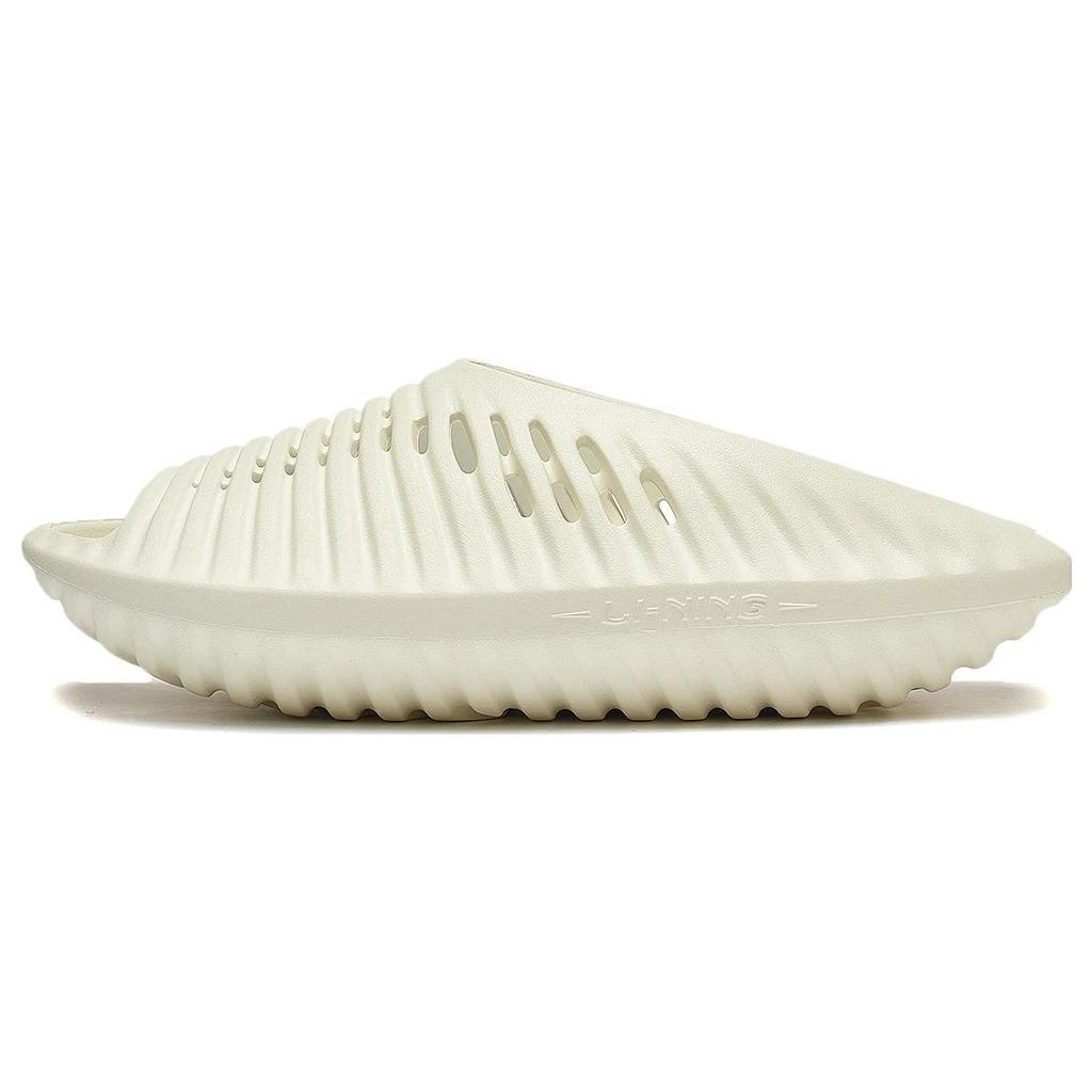 Li Ning Xuan Kong Slay Casual Slide Sandals Unisex Footwear Cream-White AZST011-1