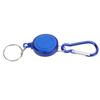 3PCS Nylon Rope Telescopic Burglar Tool Mini Anti Lost Retractable Pull Keychain BuckleBlue