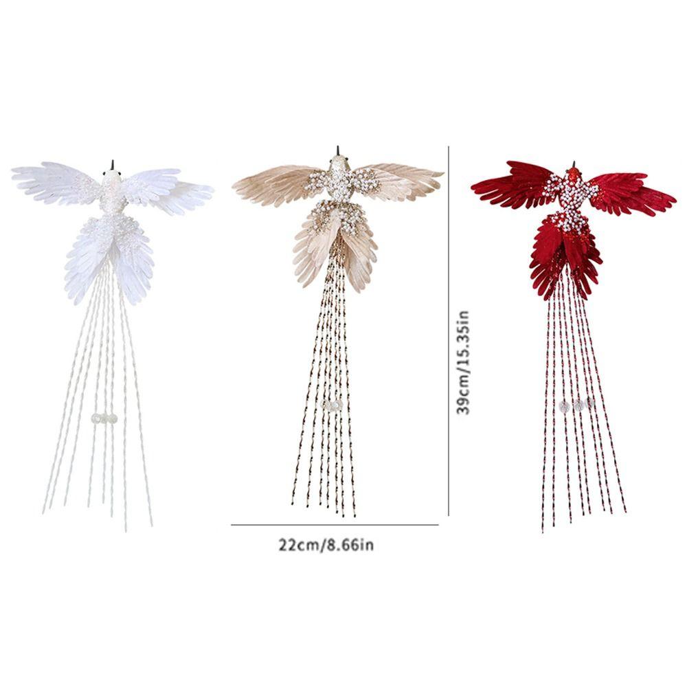 Realistic Artificial Hummingbird Decoration Glitter Bird Hanging Pendant  Christmas Tree