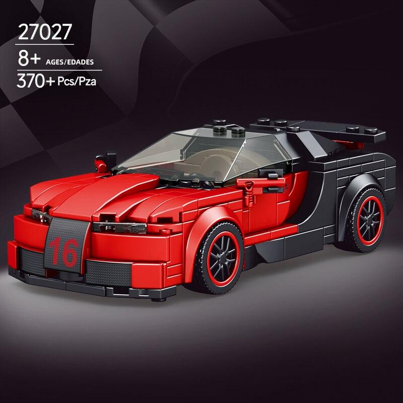 MOULD KING 27027 Technische Modellauto-Bausteine für Jungen, Speed Car mit Displaybox, Konstruktionsspielzeug für Kinder