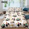 Dolphin Comforter Cover King Size Cute Unicorn Duvet Cover Cartoon Animal Pattern Bedding Set Blue Ocean Beach Theme Quilt Cover