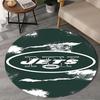 New York Football Logo Round Rug for Livingroom,Bedroom, Palyroom, Chair Rug, Area Rug, Circle Carpet, Large Size Fan Christmas Gift